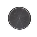 podstawką pod doniczkę 25 cm czarna od dołu